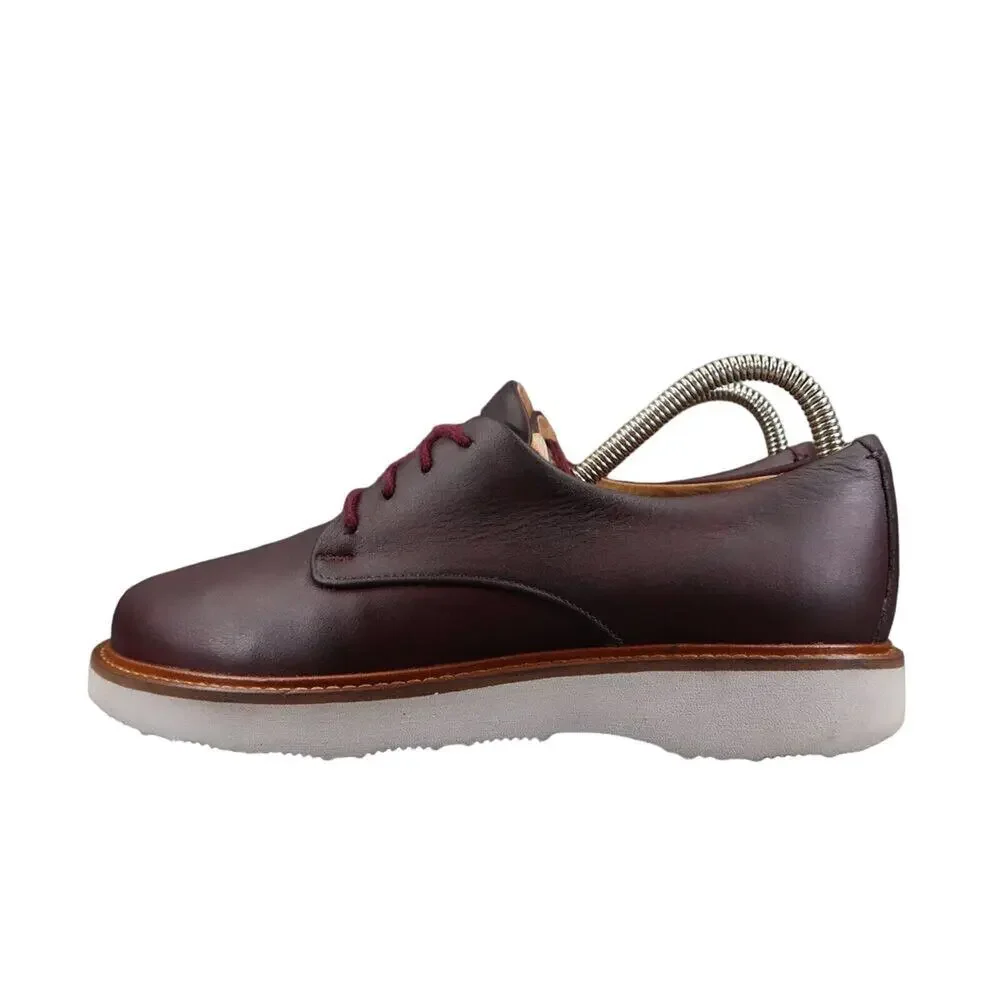 Samuel Hubbard Shoes Women 7 Sneaker Oxford Derby Leather Comfort Lifestyle Plum
